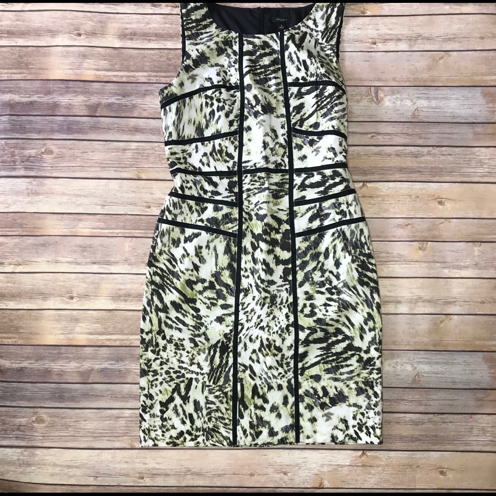 Ann Taylor Sheath Dress Animal Print